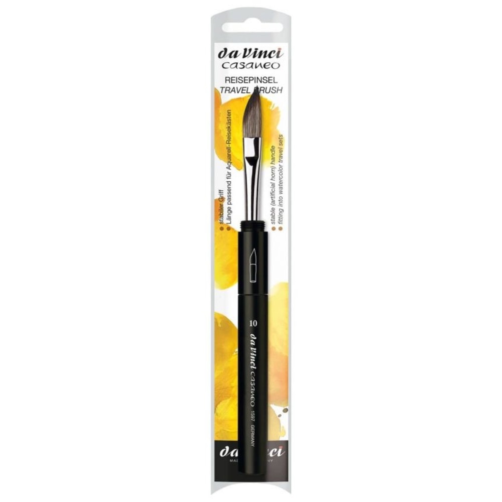 Da Vinci Casaneo Size 10 Sword / Dagger / Slanted  Watercolor Travel Brush